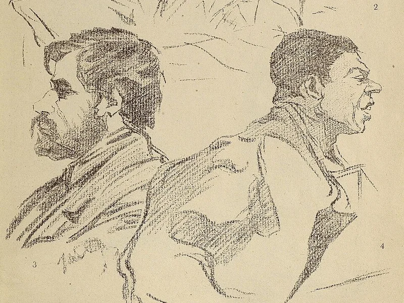 1877-Yury Konstantinovich Artsybushev - Caricature